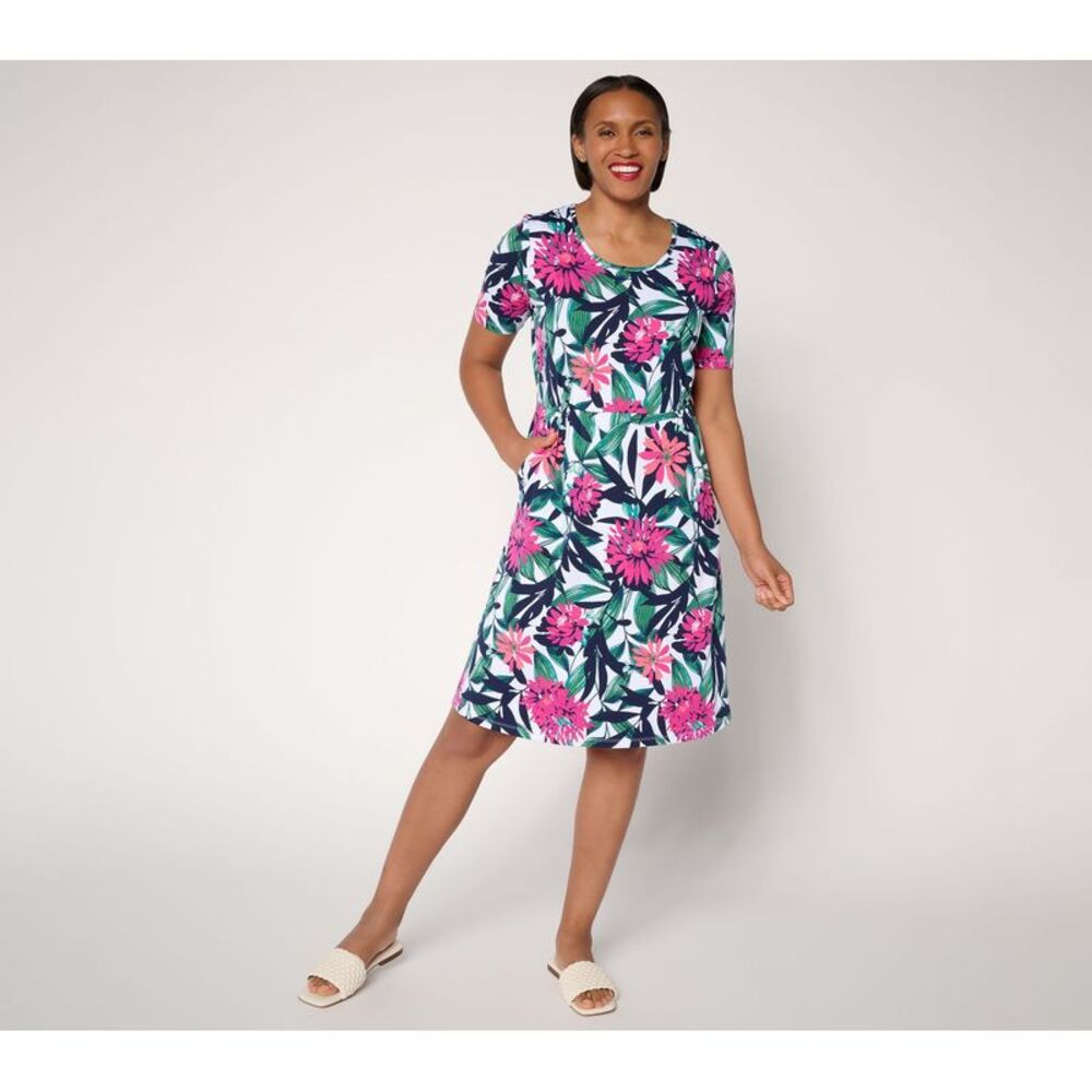 Denim & Co. Women's Petite Dress PM Make Your Selection: Favorite Pink A729723